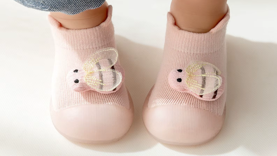 MEDIA ZAPATO CON ANIMALITOS PARA BEBÉ